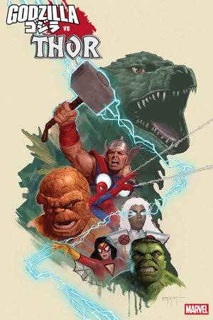 GODZILLA VS THOR #1 EM GIST MARVEL UNIVERSE VAR