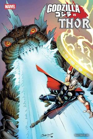 GODZILLA VS THOR #1 MARK BAGLEY FOIL VAR