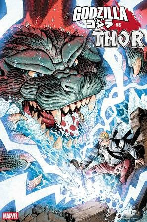 GODZILLA VS THOR #1 NICK BRADSHAW MONSTER HOMAGE VAR