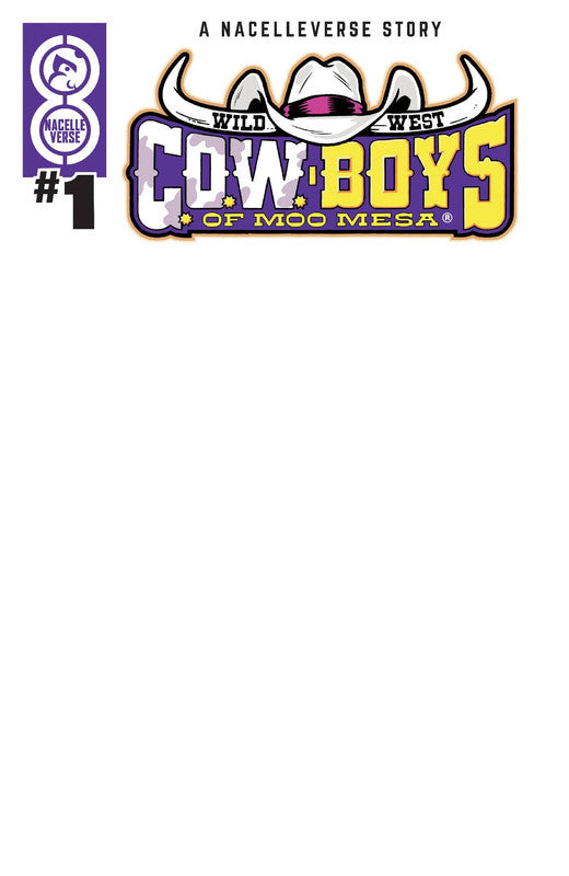 WILD WEST COW BOYS OF MOO MESA #1 CVR E BLANK SKETCH