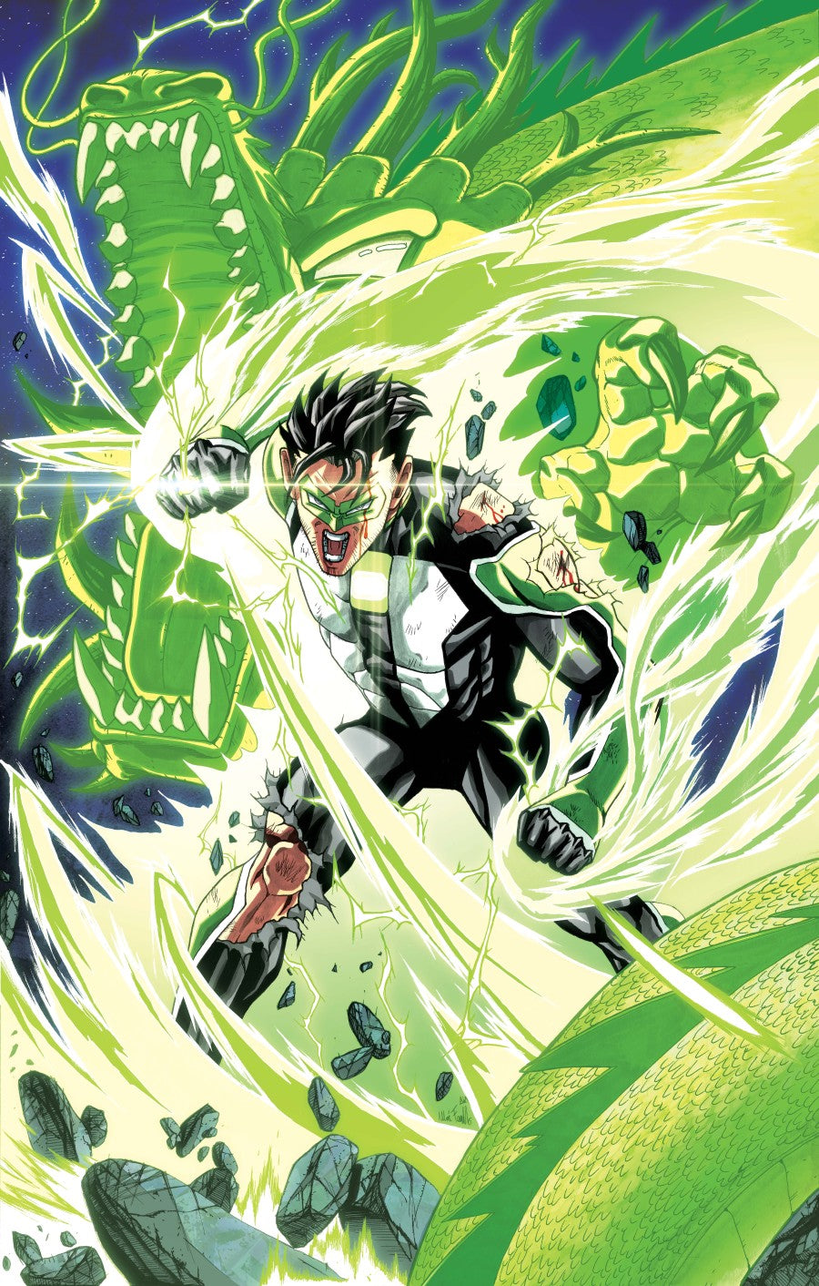GREEN LANTERN #40 CVR C MARIO FOCCILLO CARD STOCK VAR (GREEN LANTERN FIRST LIGHT)