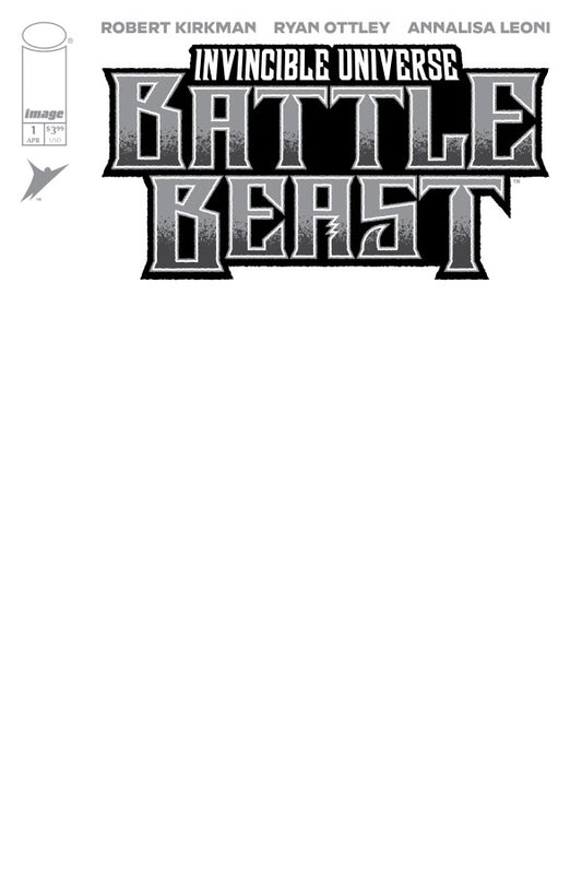 INVINCIBLE UNIVERSE BATTLE BEAST #1 CVR I BLANK SKETCH CVR