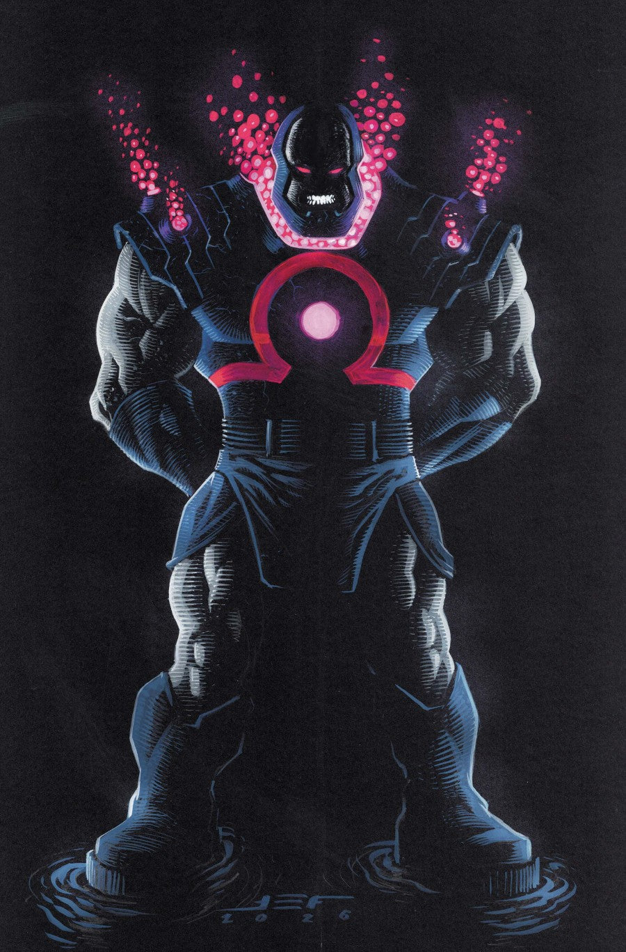 DC ALL IN SAGA DARKSEID VS THE WORLD #1 (ONE SHOT) CVR E JUAN FERREYRA FOIL VAR