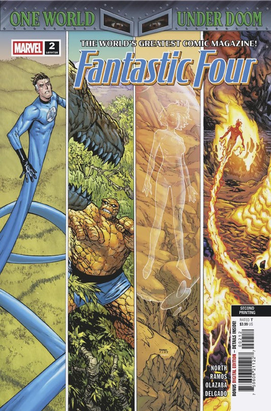 FANTASTIC FOUR #2 2ND PTG CVR A HUMBERT RAMOS VAR
